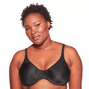 BALI PASSION FOR COMFORT SEAMLESS UNDERWIRE MINIMIZER BRA BLACK 42DD STYLE 3385